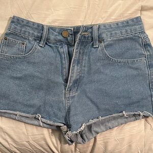 SHEIN Light Blue Jean Shorts